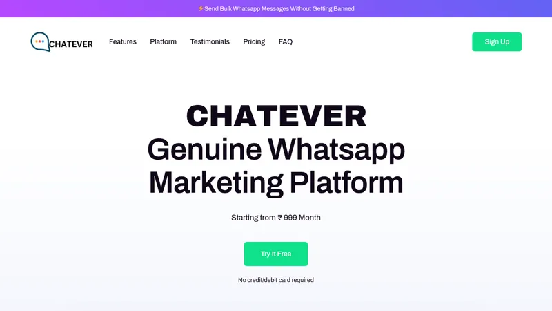 chatever website
