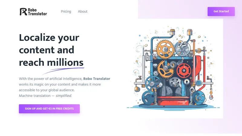 robo translator website