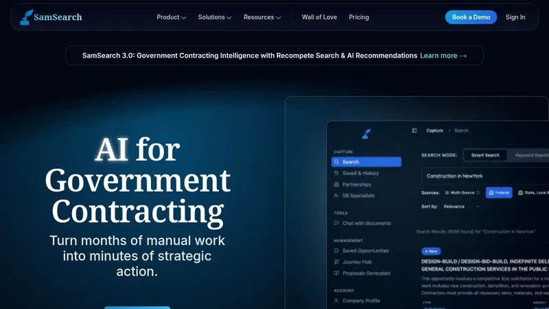 samsearch website