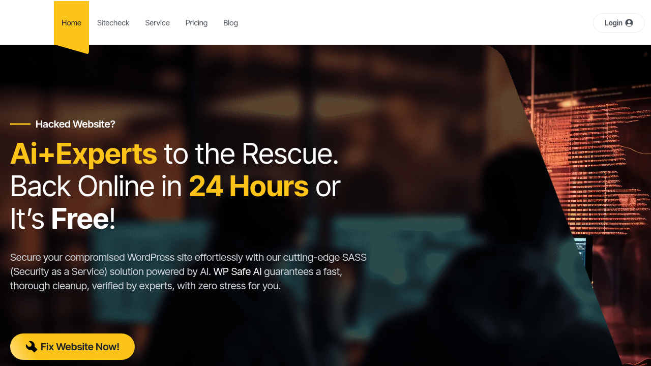 wp safe ai website