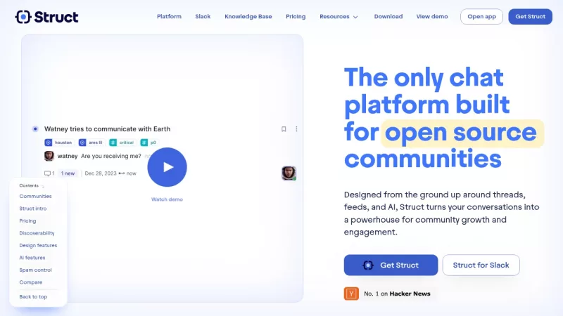 Struct Chat screenshot