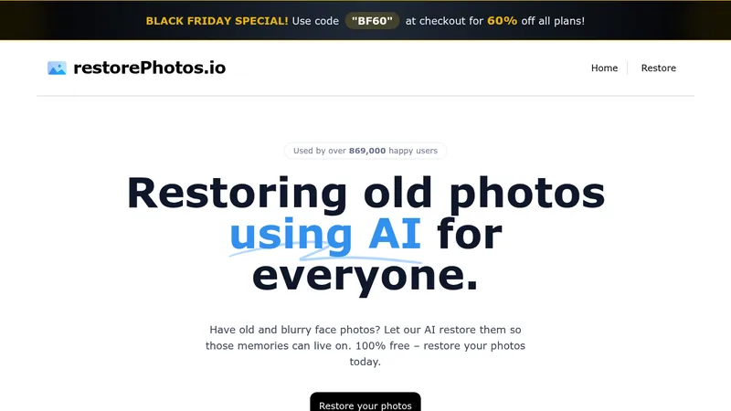 restorephotos.io website