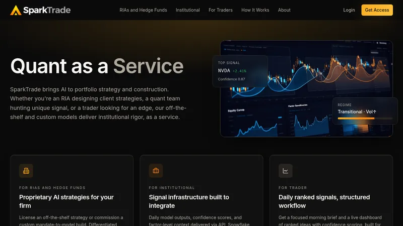 sparktrade website