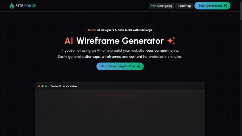 siteforge website