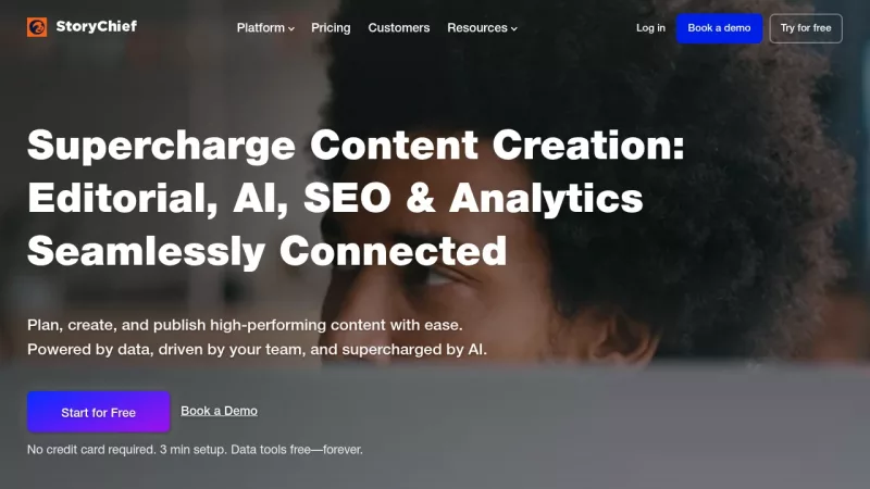 StoryChief screenshot