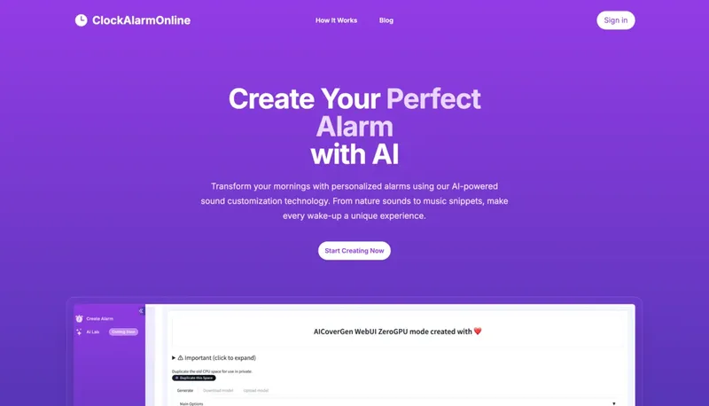 ClockAlarmOnline screenshot