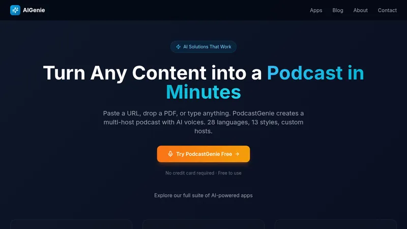 aigenie website