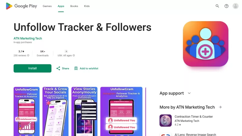 Unfollow Tracker & Followers screenshot