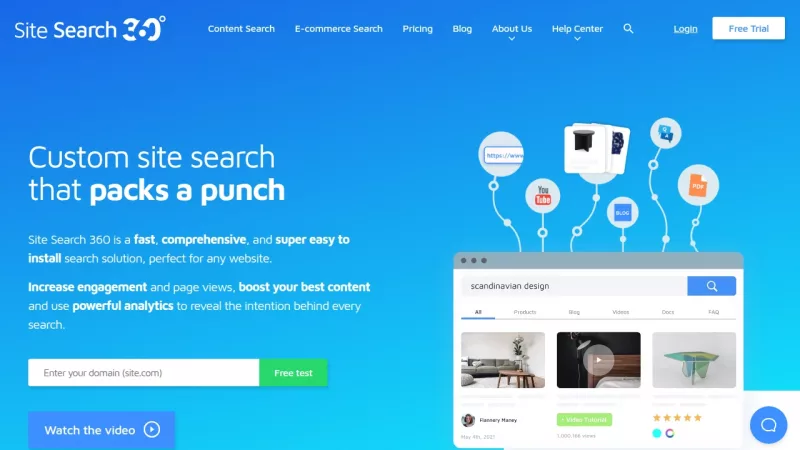 Site Search 360 screenshot