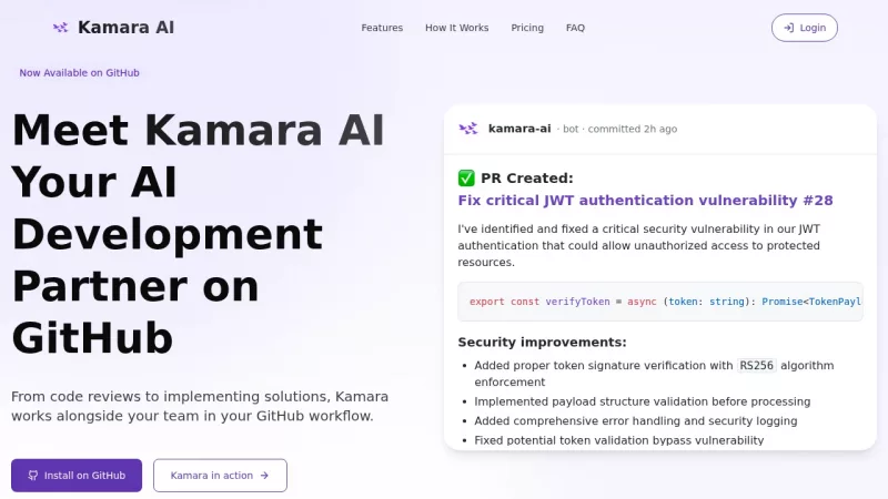 Kamara AI screenshot