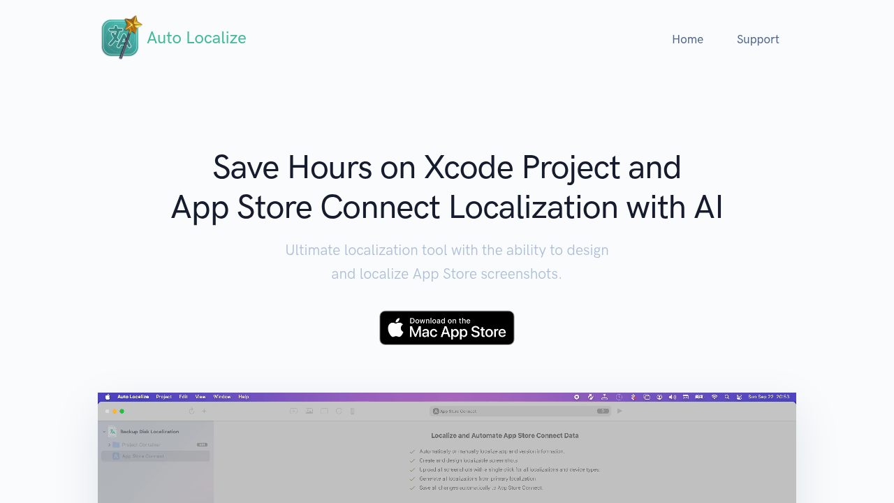 auto localize website