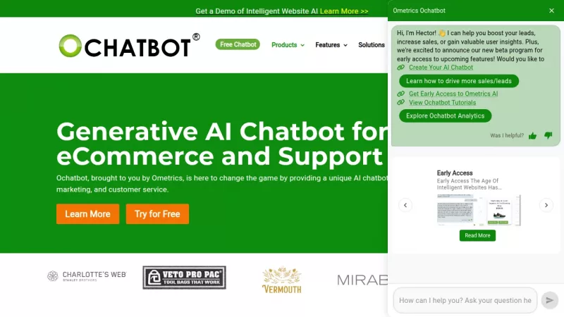 Ochatbot screenshot
