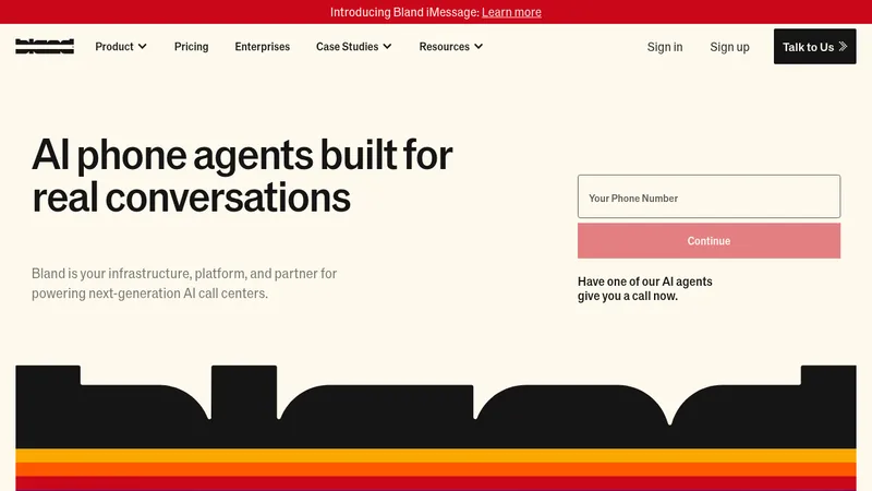bland website