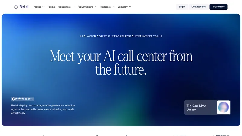 retell ai website