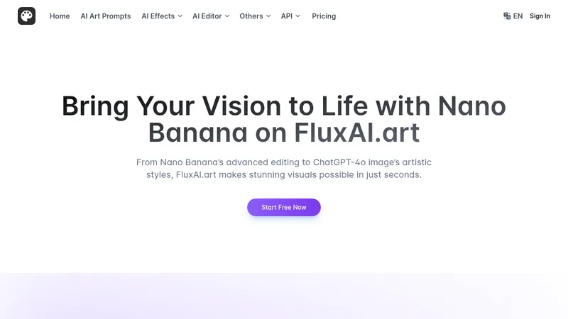 fluxai.art website