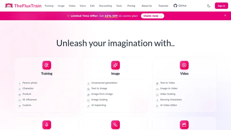 thefluxtrain website