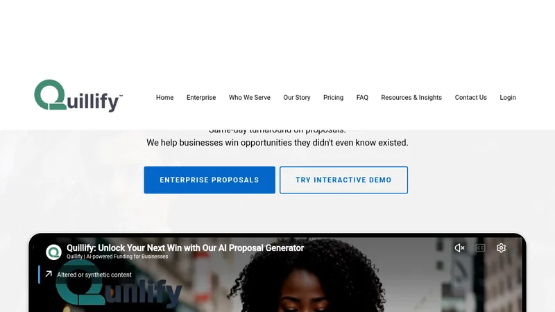 quillify website