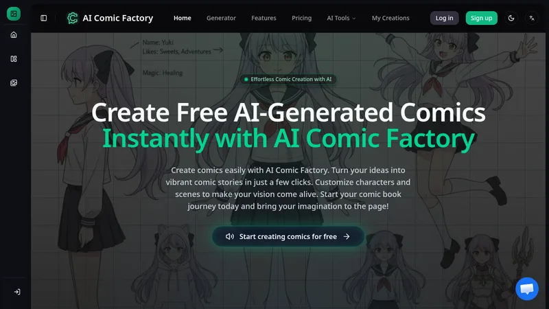 ai comic factory website