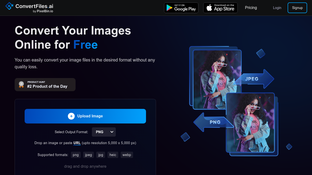 convertfiles.ai website