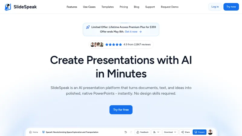 slidespeak website