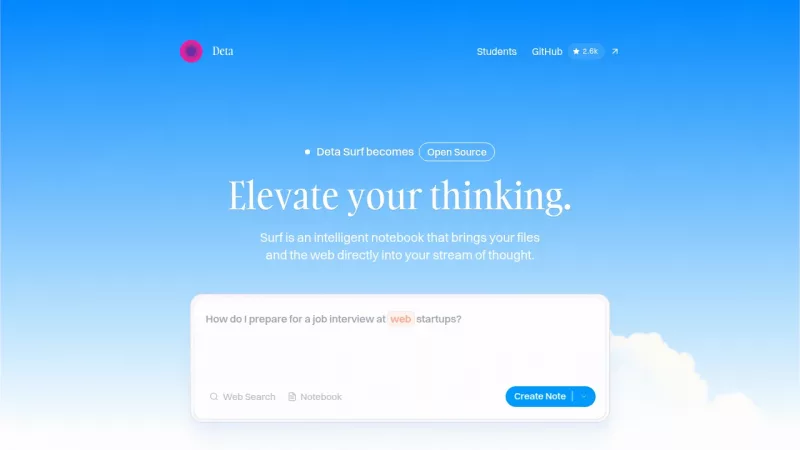 Deta Surf screenshot