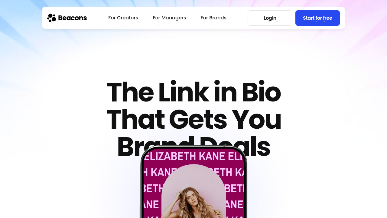 beacons website