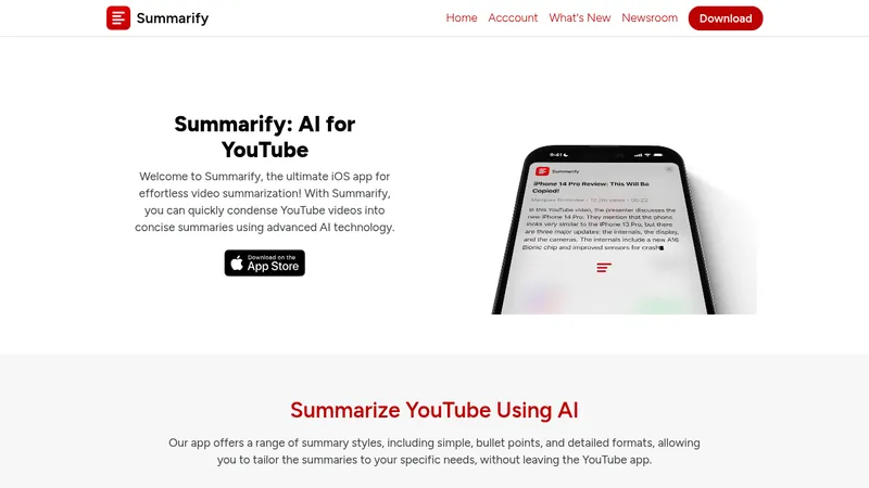 summarify website