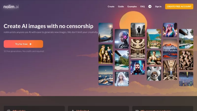 nolim.ai screenshot