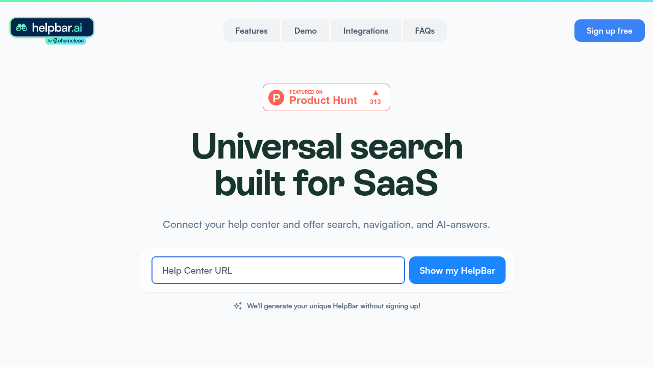 helpbar website