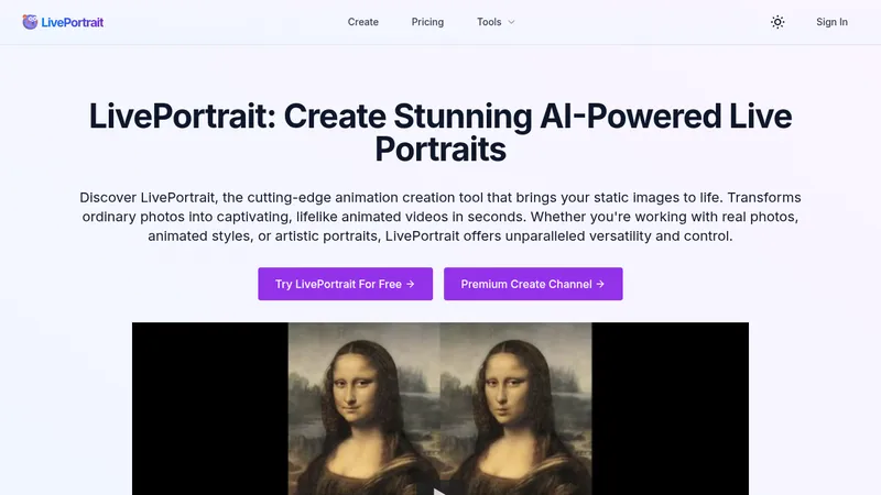 liveportrait website