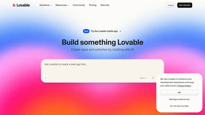 lovable website