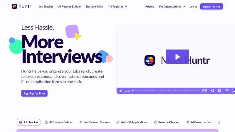 huntr website