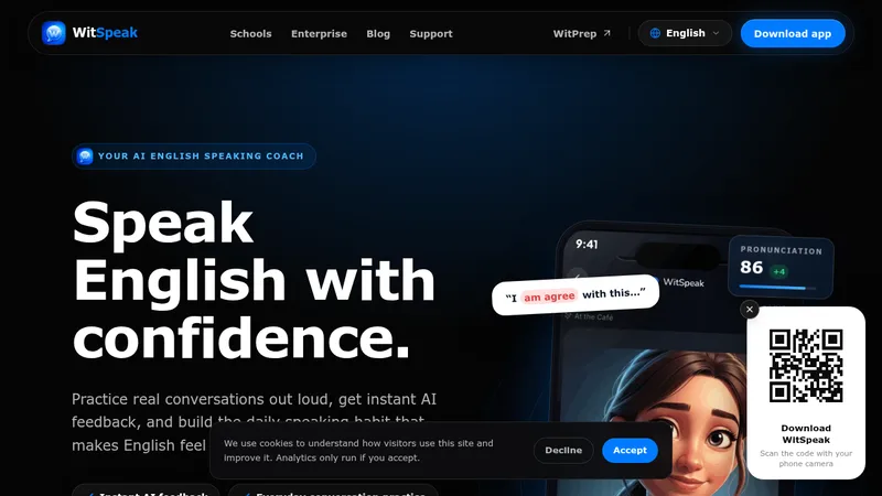 witspeak website
