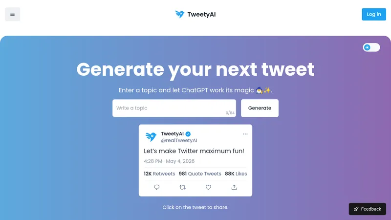tweetyai website