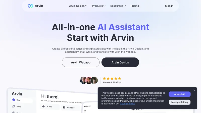 arvin website