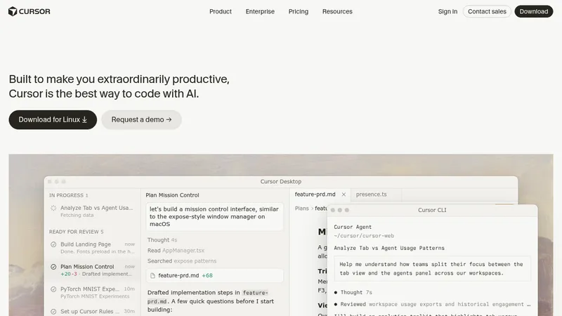 cursor website