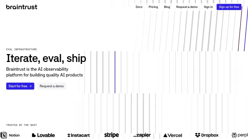 Braintrust screenshot