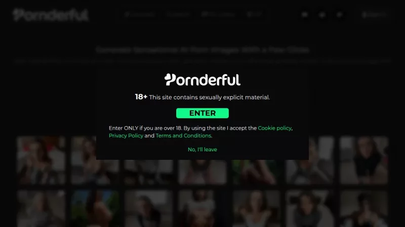 Pornderful.ai screenshot