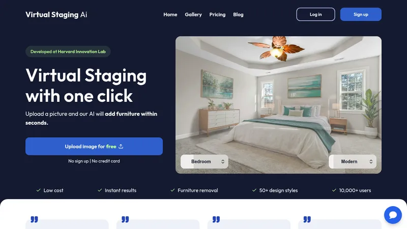 virtual staging ai website