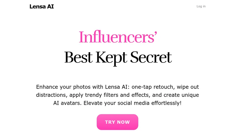 lensa ai website