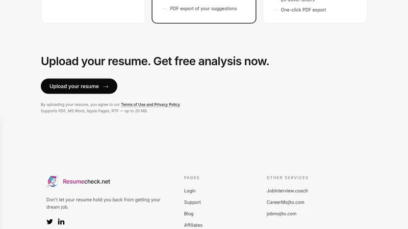 resumecheck.net website