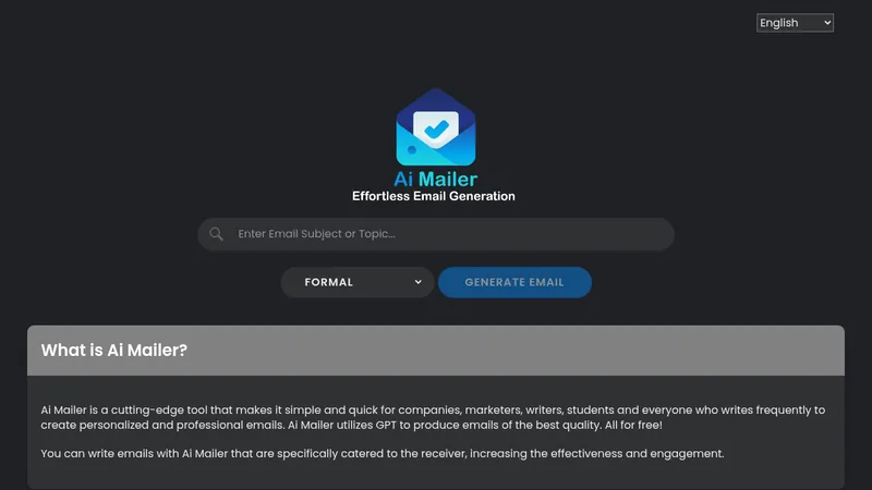 ai mailer website