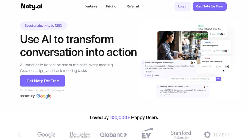 noty.ai website