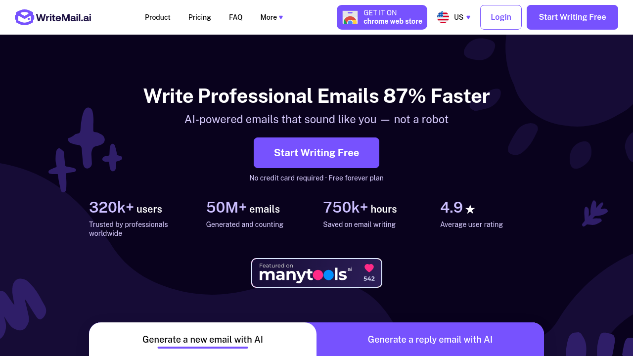 writemail.ai website