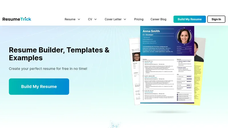 resume trick website