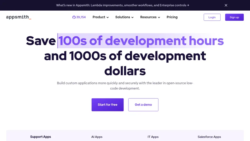 appsmith website