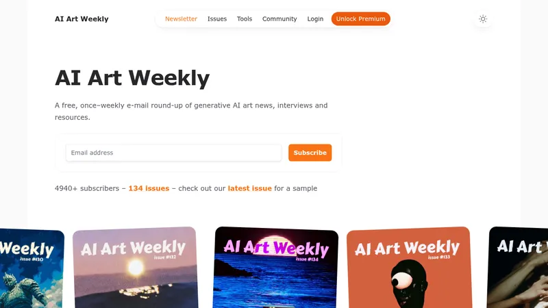 ai art weekly website