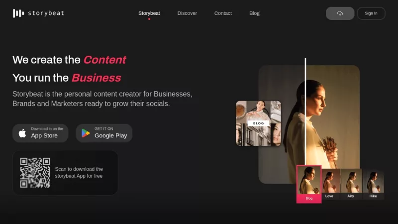 Storybeat screenshot