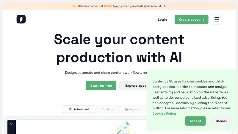 syntetica website