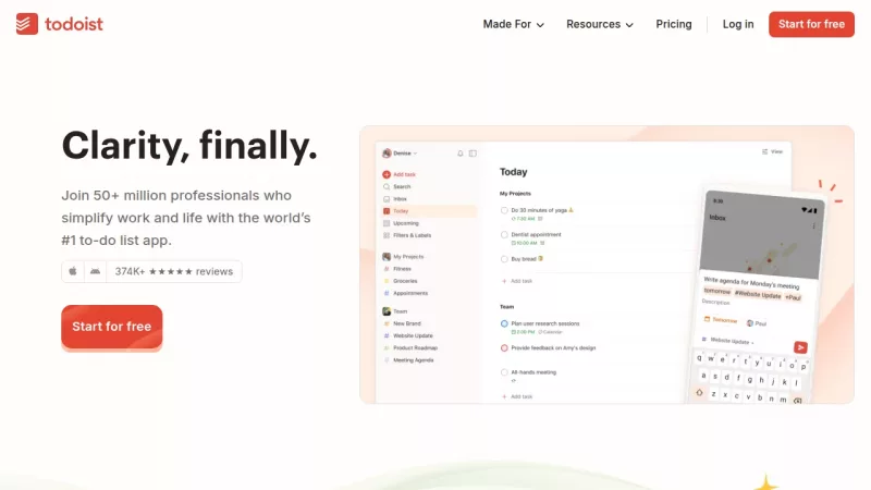 Todoist screenshot